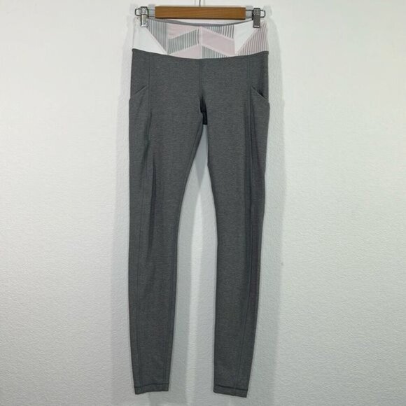 Lululemon Speed Tight II Heathered Slate size 6 Activewear - Picture 2 of 11